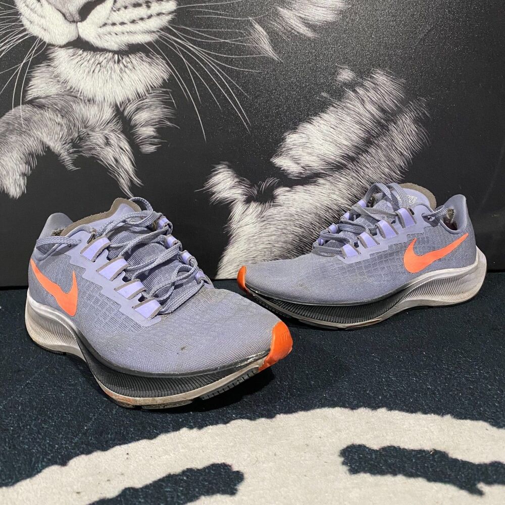 Nike Air Zoom Pegasus 37 BQ9647-500 Athletic Shoes Womens 6.5 Purple Mesh Sports